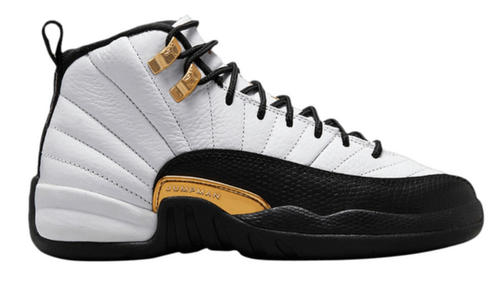 Air Jordan 12 Retro "Royalty" White/Black/Metallic Gold